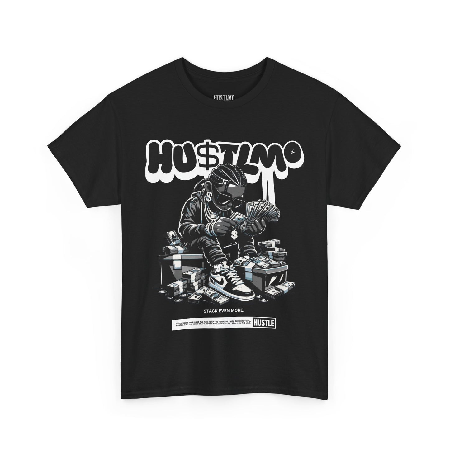 HUSTLMO x Stack Even More (Heavy Cotton) Graphic Tee