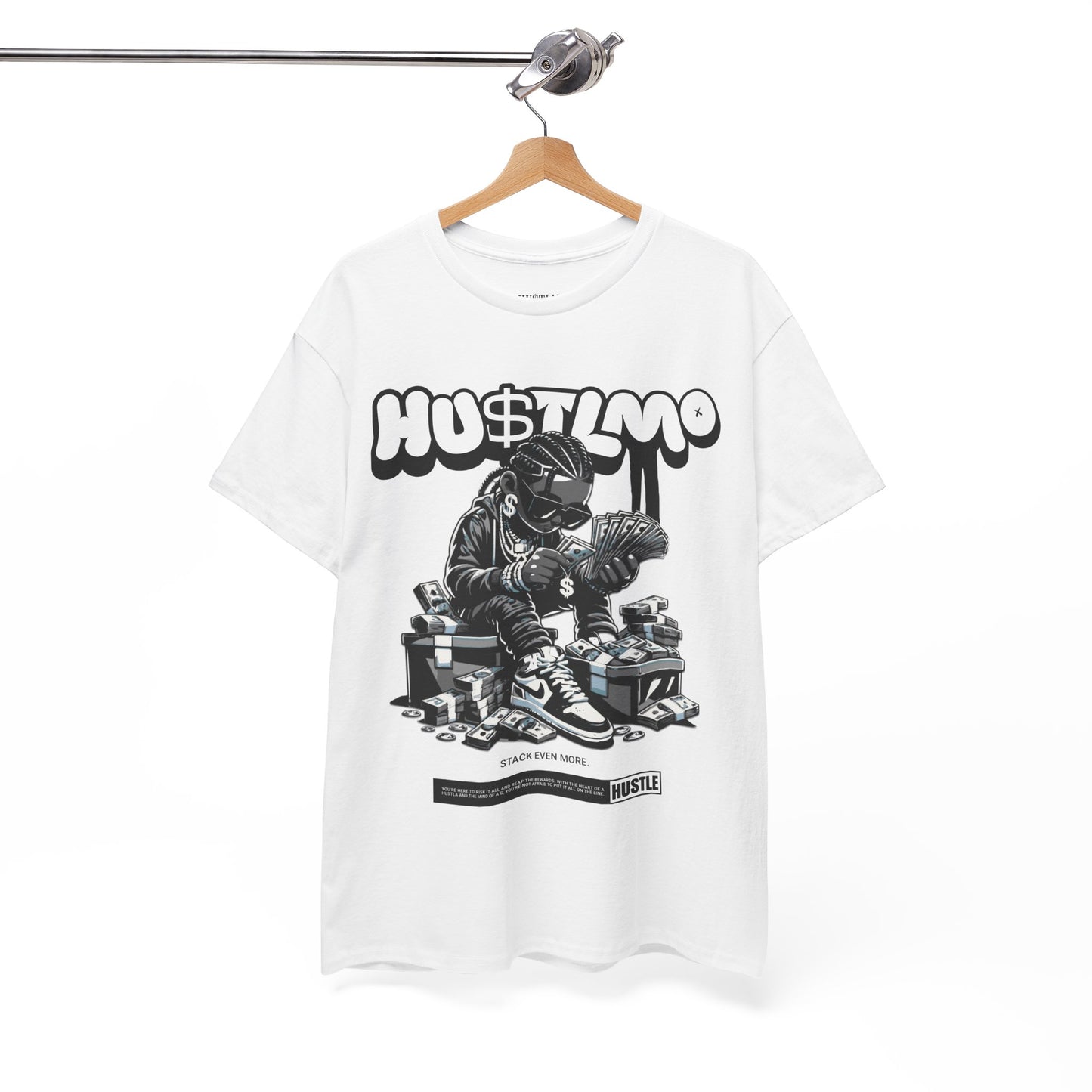 HUSTLMO x Stack Even More (Heavy Cotton) Graphic Tee