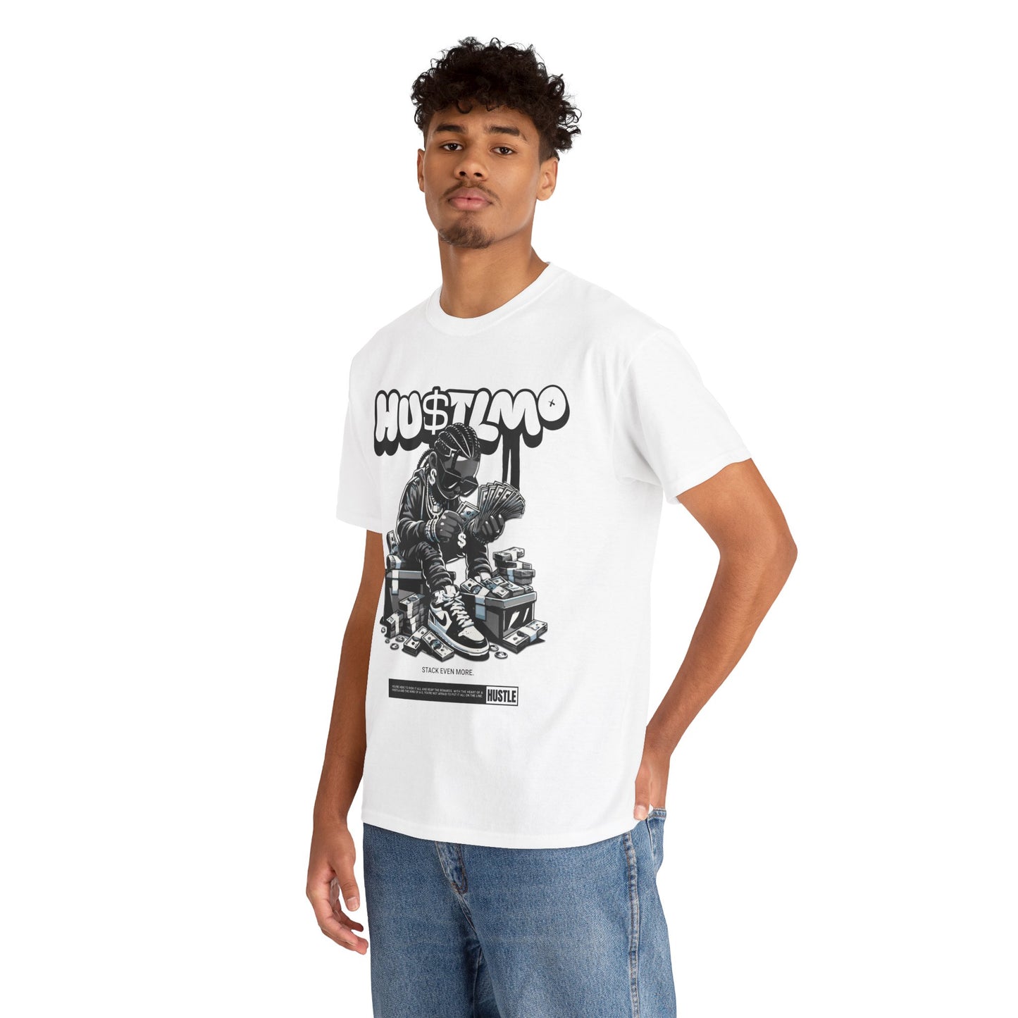 HUSTLMO x Stack Even More (Heavy Cotton) Graphic Tee