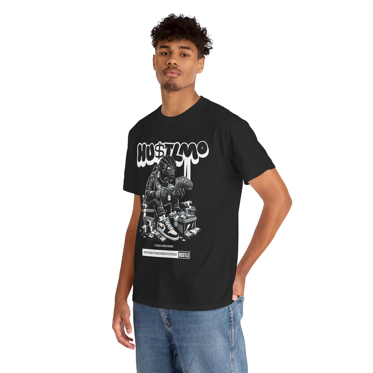 HUSTLMO x Stack Even More (Heavy Cotton) Graphic Tee